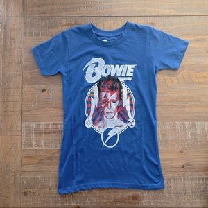 1980's Style NWOT David Bowie Graphic T-Shirt Size Small